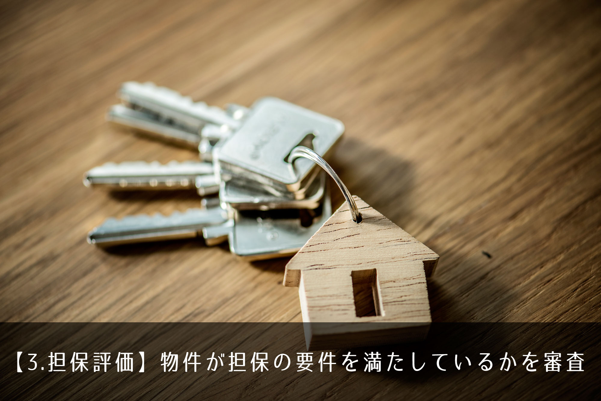 【3.担保評価】物件が担保の要件を満たしているかを審査